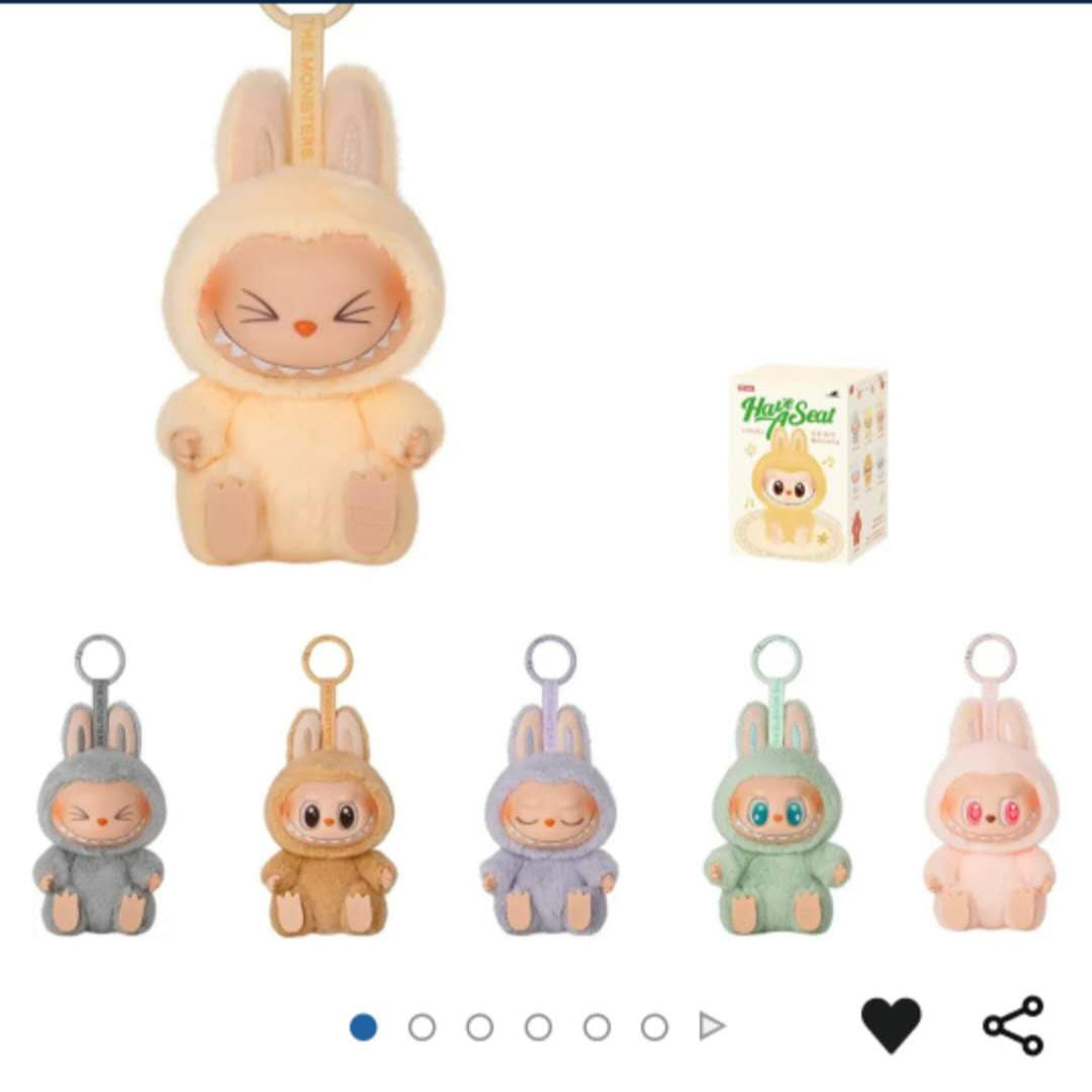 Have a Seat Labubu Plush Pendant